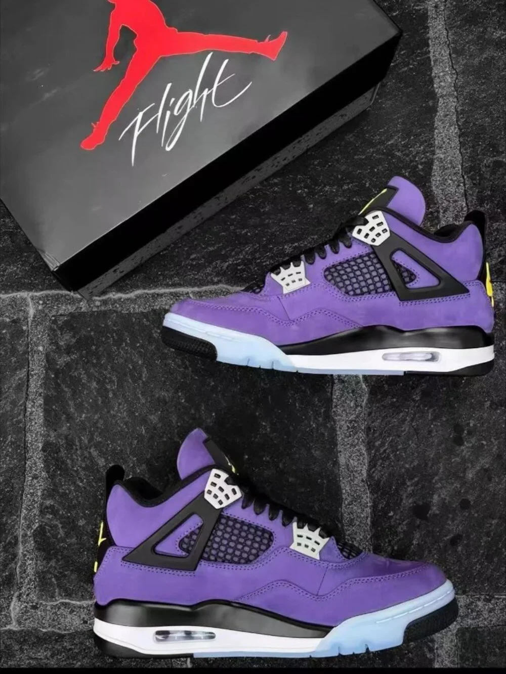 Jordan 4 “Lakers” Imperial Purple